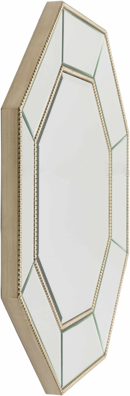 Swellendam Gold Octagonal Mirror - Quahog Bay Bedding