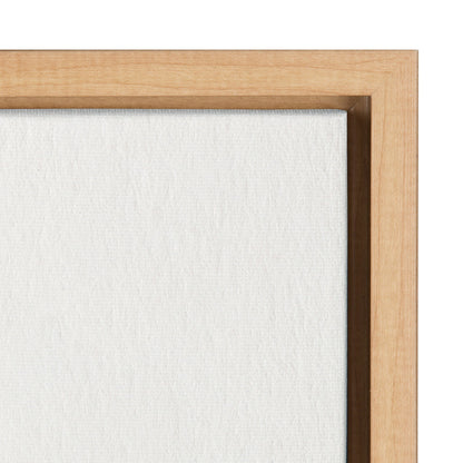 Sylvie Navy Ginkgo and Navy Ginkgo Trio Framed Canvas by Cat Coquillette - Quahog Bay Bedding