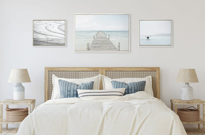 Sylvie Ocean Beach Framed Canvas Set - Quahog Bay Bedding