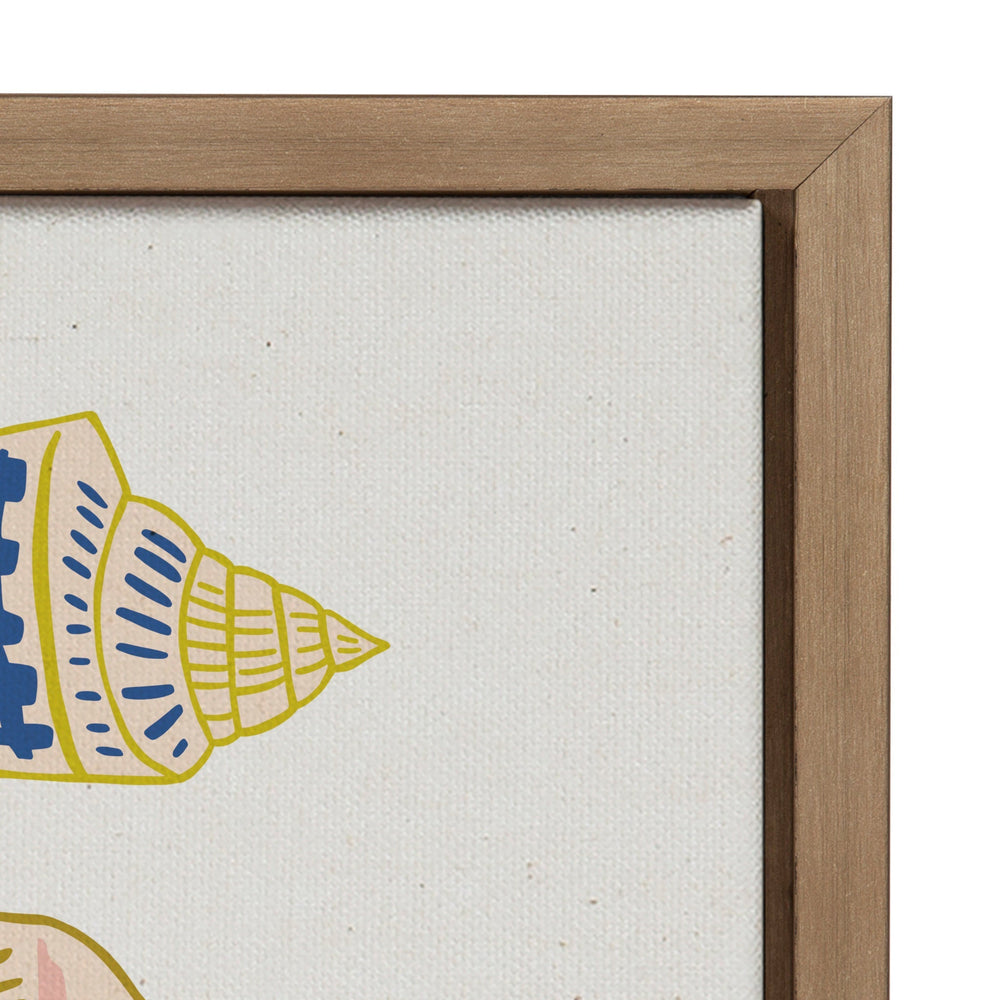 Sylvie Ocean Treasures Framed Canvas by Alicia Schultz - Quahog Bay Bedding