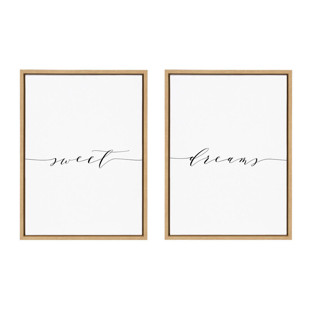 Sylvie Sweet Dreams Framed Canvas Art Set by Maggie Price of Hunt and Gather Goods - Quahog Bay Bedding