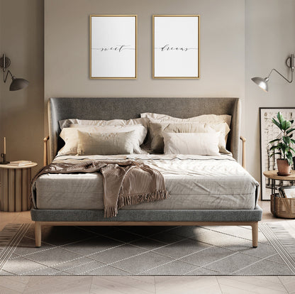 Sylvie Sweet Dreams Framed Canvas Art Set by Maggie Price of Hunt and Gather Goods - Quahog Bay Bedding