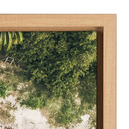 Sylvie Tropical Beach Framed Canvas Set - Quahog Bay Bedding