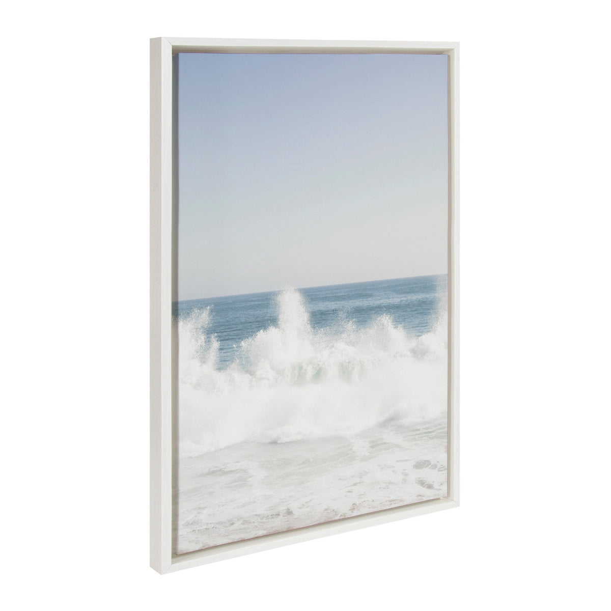 Sylvie Waves Crashing Framed Canvas Set by Caroline Mint - Quahog Bay Bedding