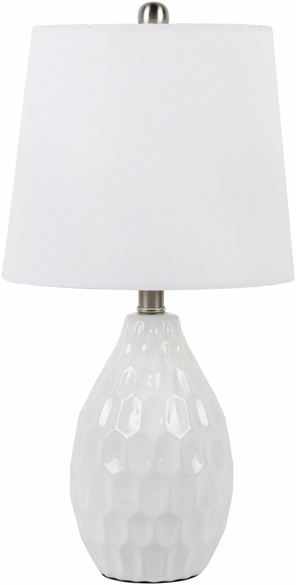 Taguig White Ceramic Table Lamp - Quahog Bay Bedding