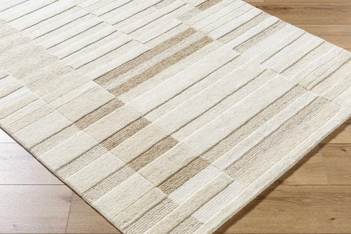 Tavia Broken - Striped Area Rug - Quahog Bay Bedding