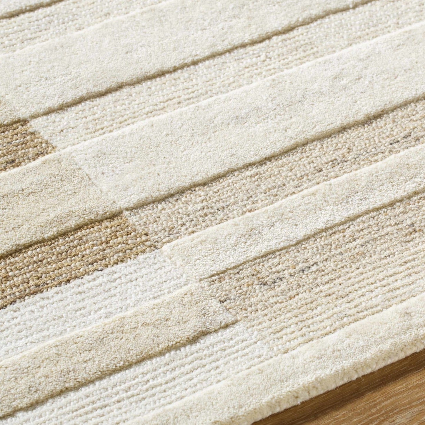 Tavia Broken - Striped Area Rug - Quahog Bay Bedding