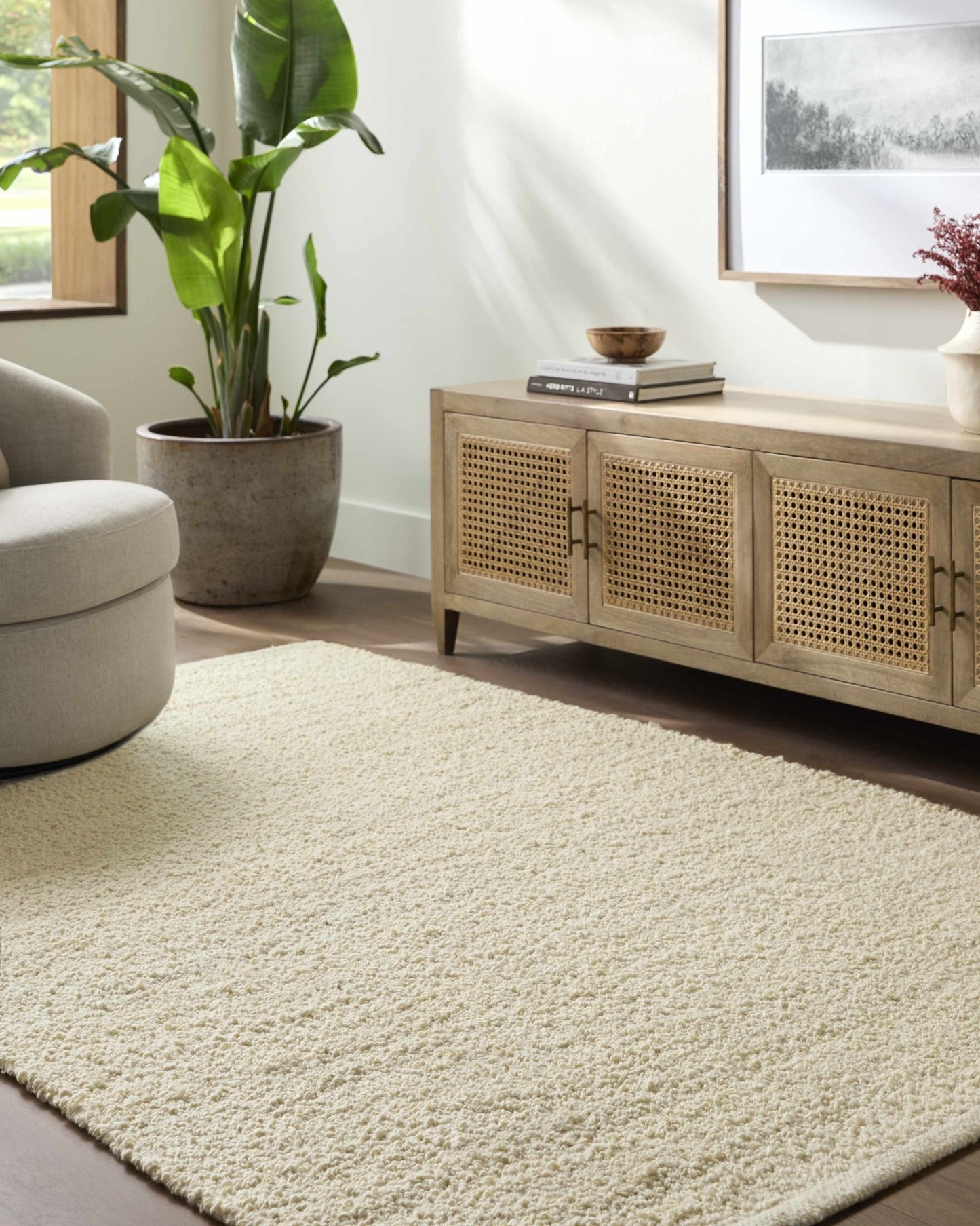 Teela Cream Area Rug - Quahog Bay Bedding