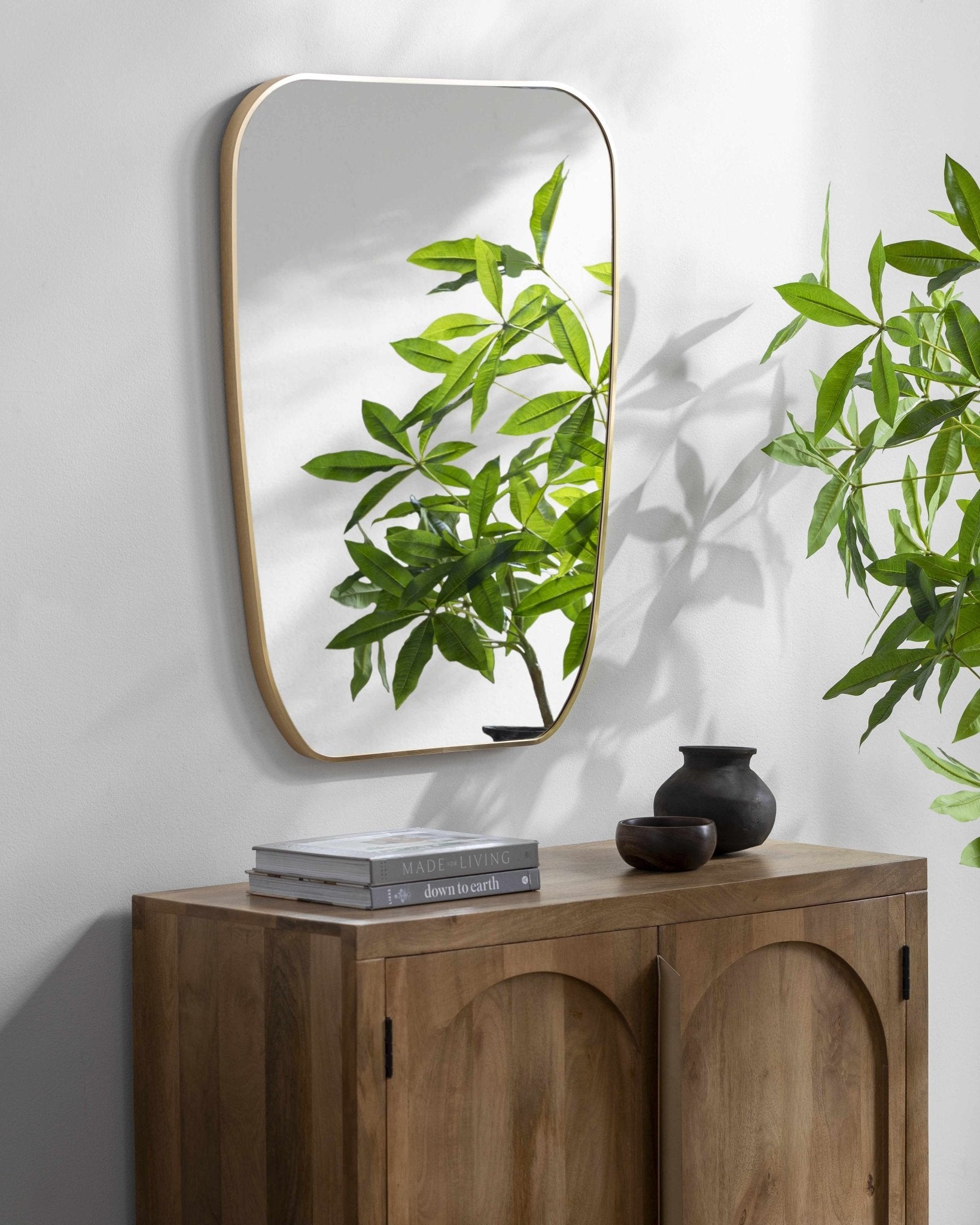 Texcaltic Gold Carved Mirror - Quahog Bay Bedding