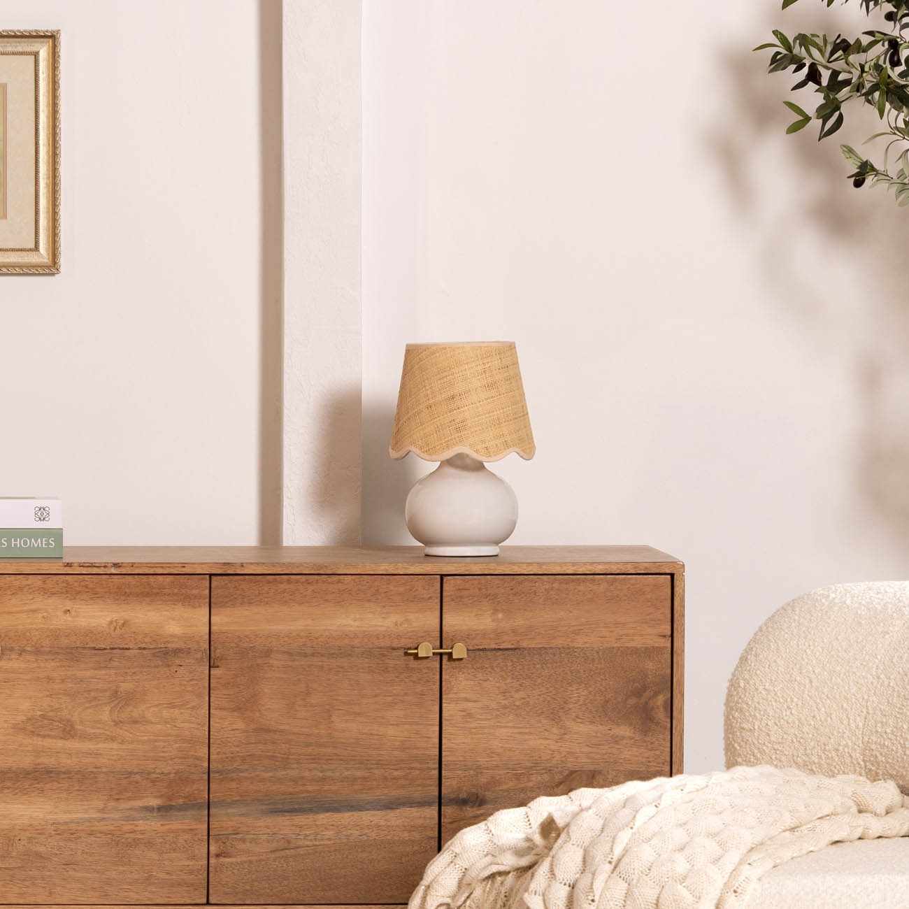 Theisseil Beige Table Lamp - Quahog Bay Bedding
