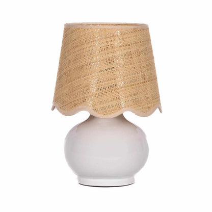 Theisseil Beige Table Lamp - Quahog Bay Bedding