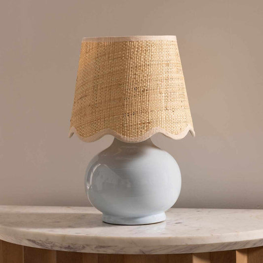 Theisseil Light Blue Table Lamp - Quahog Bay Bedding