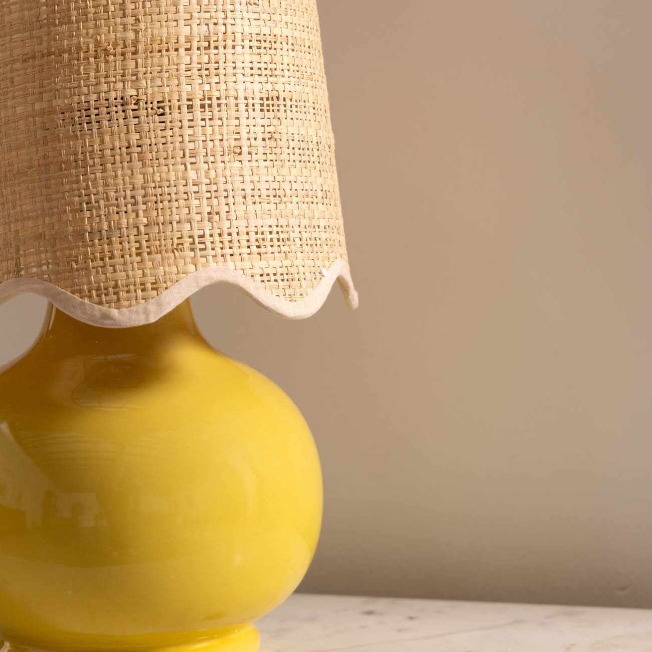 Theisseil Yellow Table Lamp - Quahog Bay Bedding