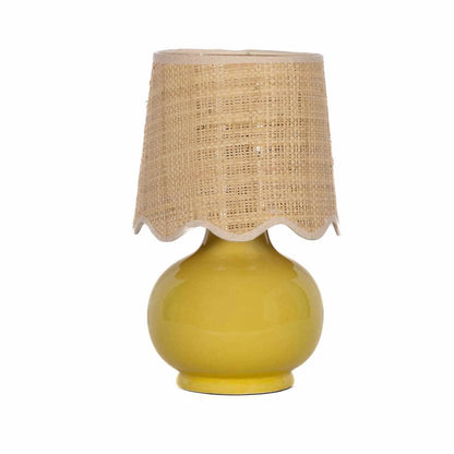 Theisseil Yellow Table Lamp - Quahog Bay Bedding