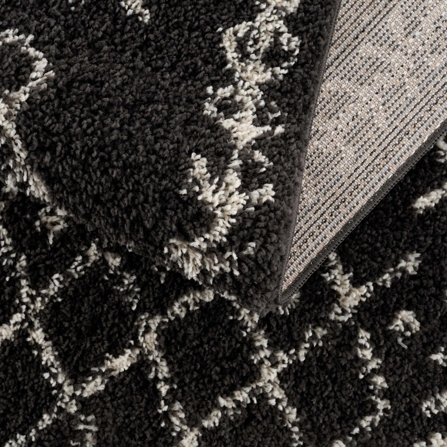 Thetford Black Berber Shag Rug - Clearance - Quahog Bay Bedding