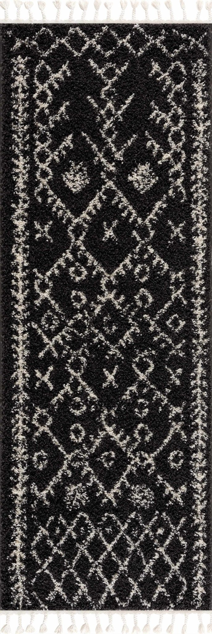 Thetford Black Berber Shag Rug - Clearance - Quahog Bay Bedding