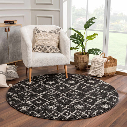Thetford Black Berber Shag Rug - Clearance - Quahog Bay Bedding