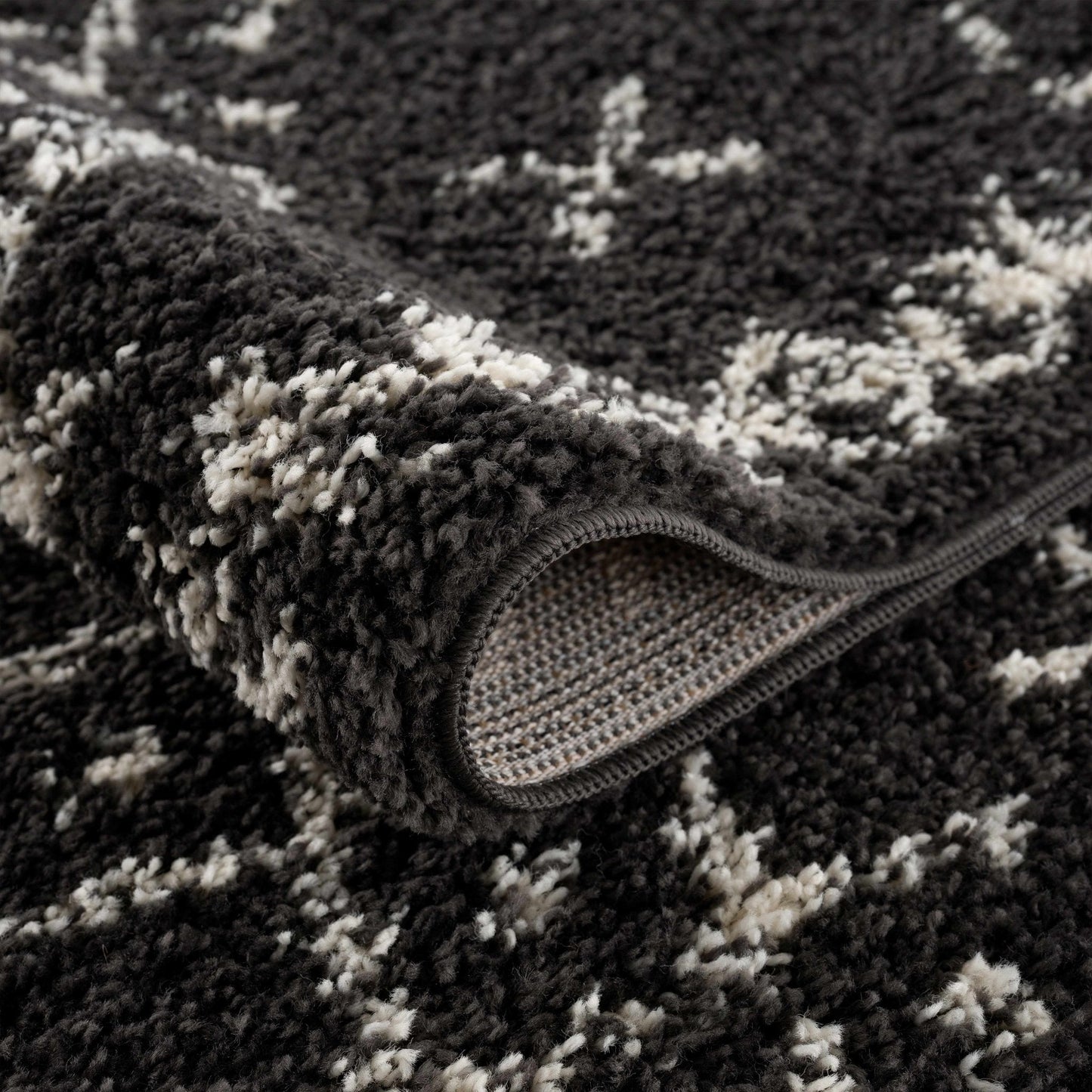 Thetford Black Berber Shag Rug - Clearance - Quahog Bay Bedding