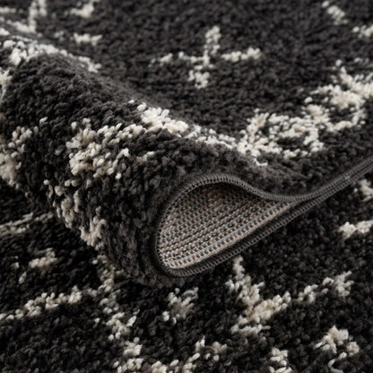 Thetford Black Berber Shag Rug - Clearance - Quahog Bay Bedding