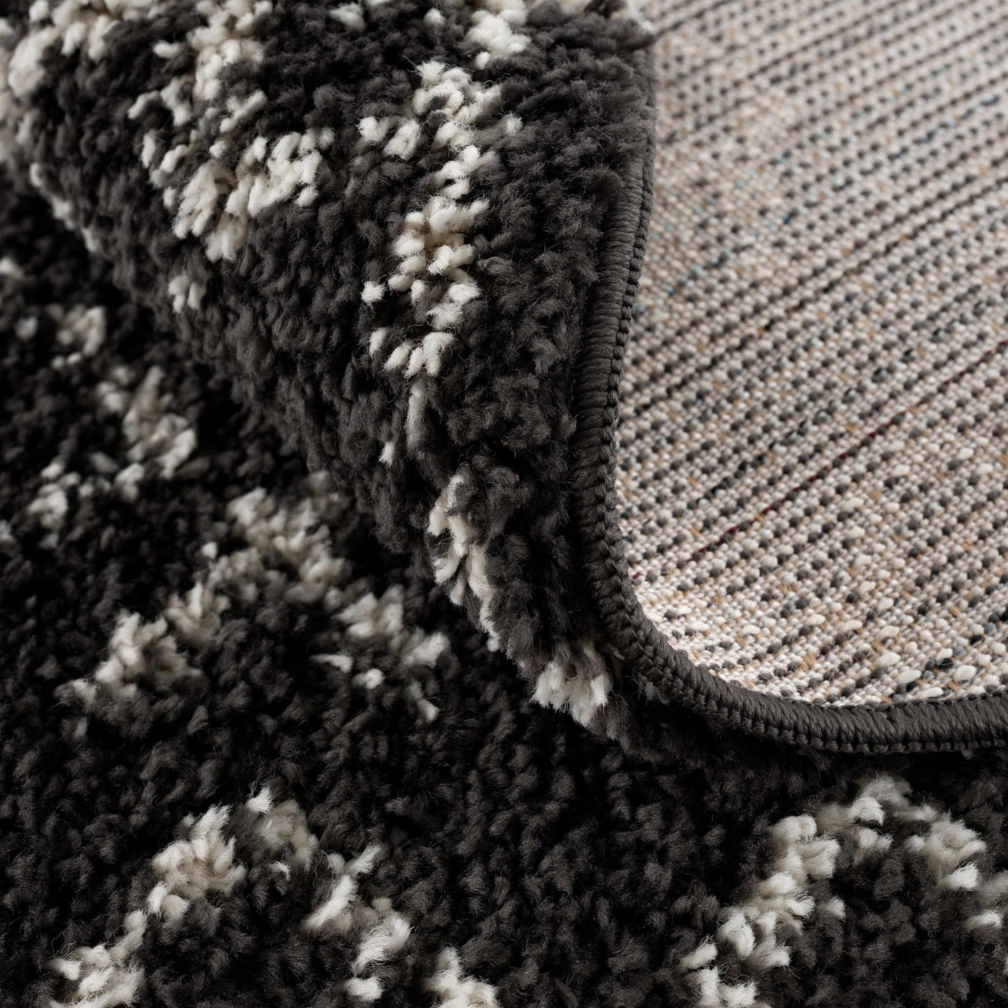 Thetford Black Berber Shag Rug - Clearance - Quahog Bay Bedding