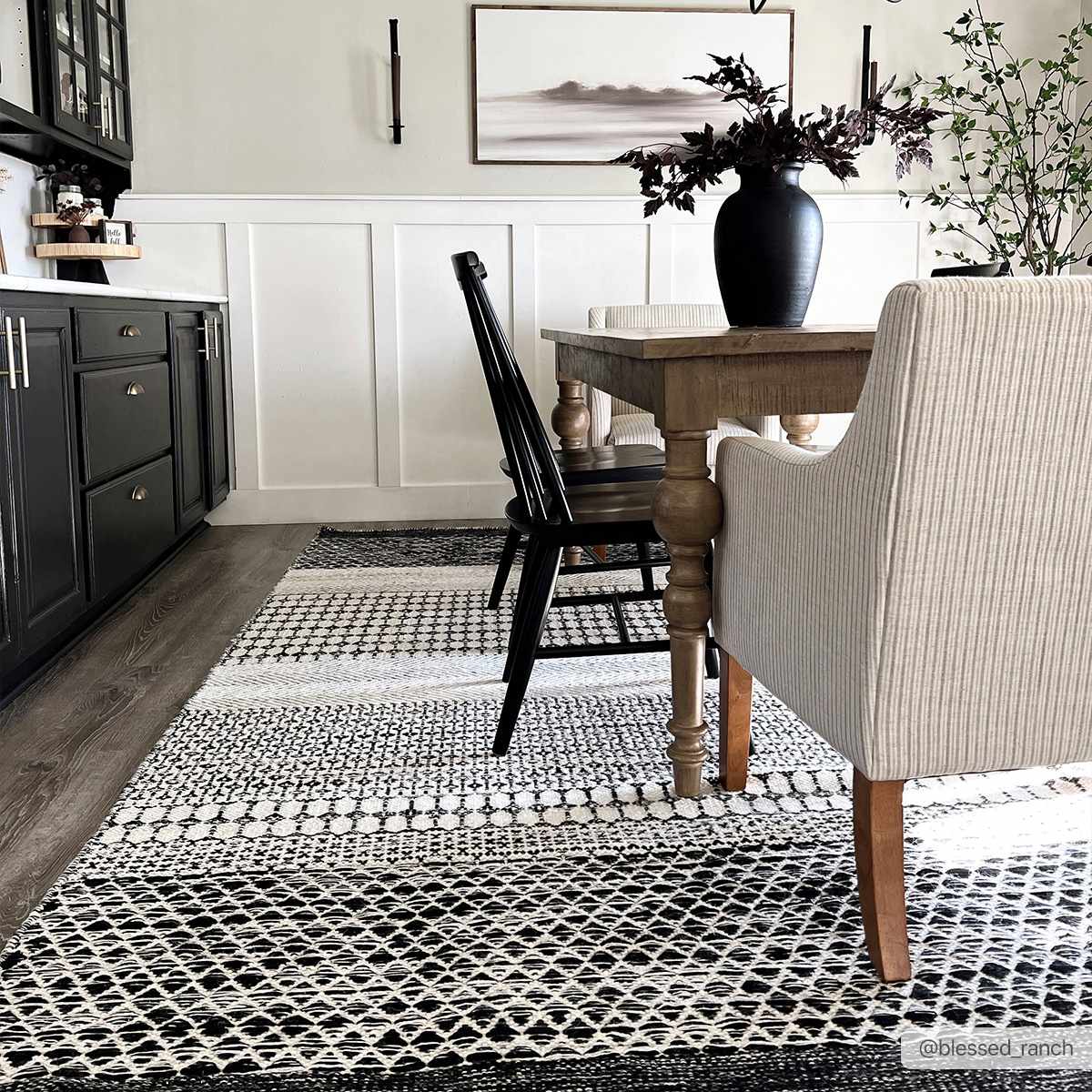 Tideswell Scandi Boho Wool Carpet - Quahog Bay Bedding