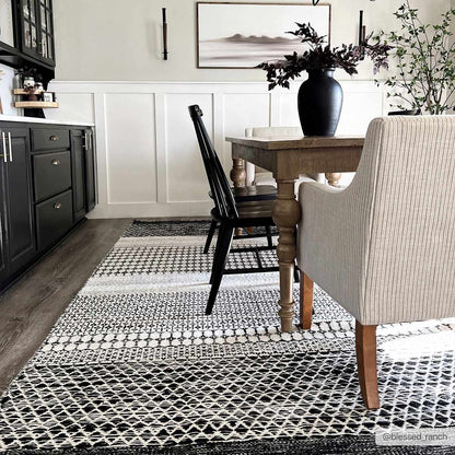 Tideswell Scandi Boho Wool Carpet - Quahog Bay Bedding