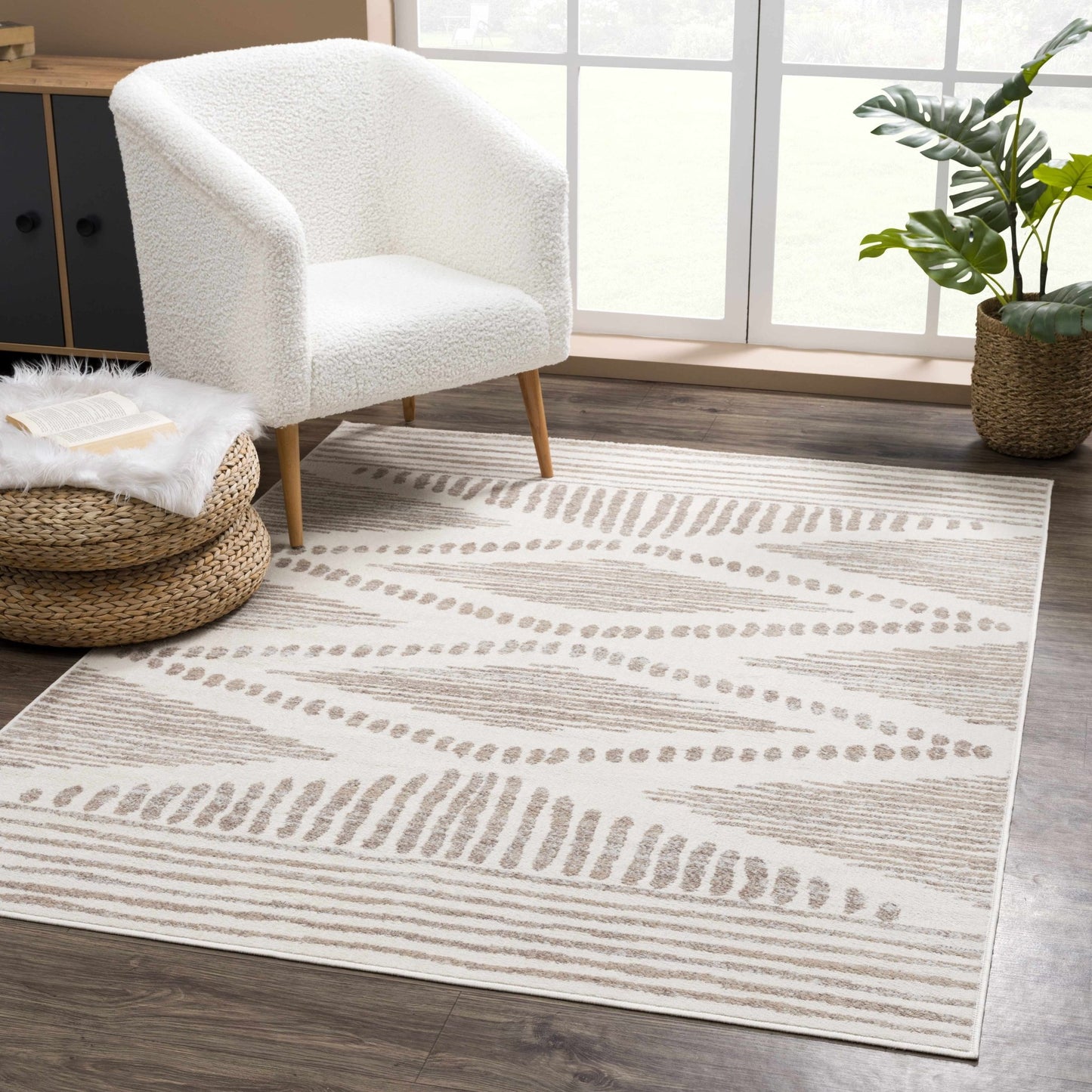 Tigrisis Beige 2328 Area Rug - Quahog Bay Bedding