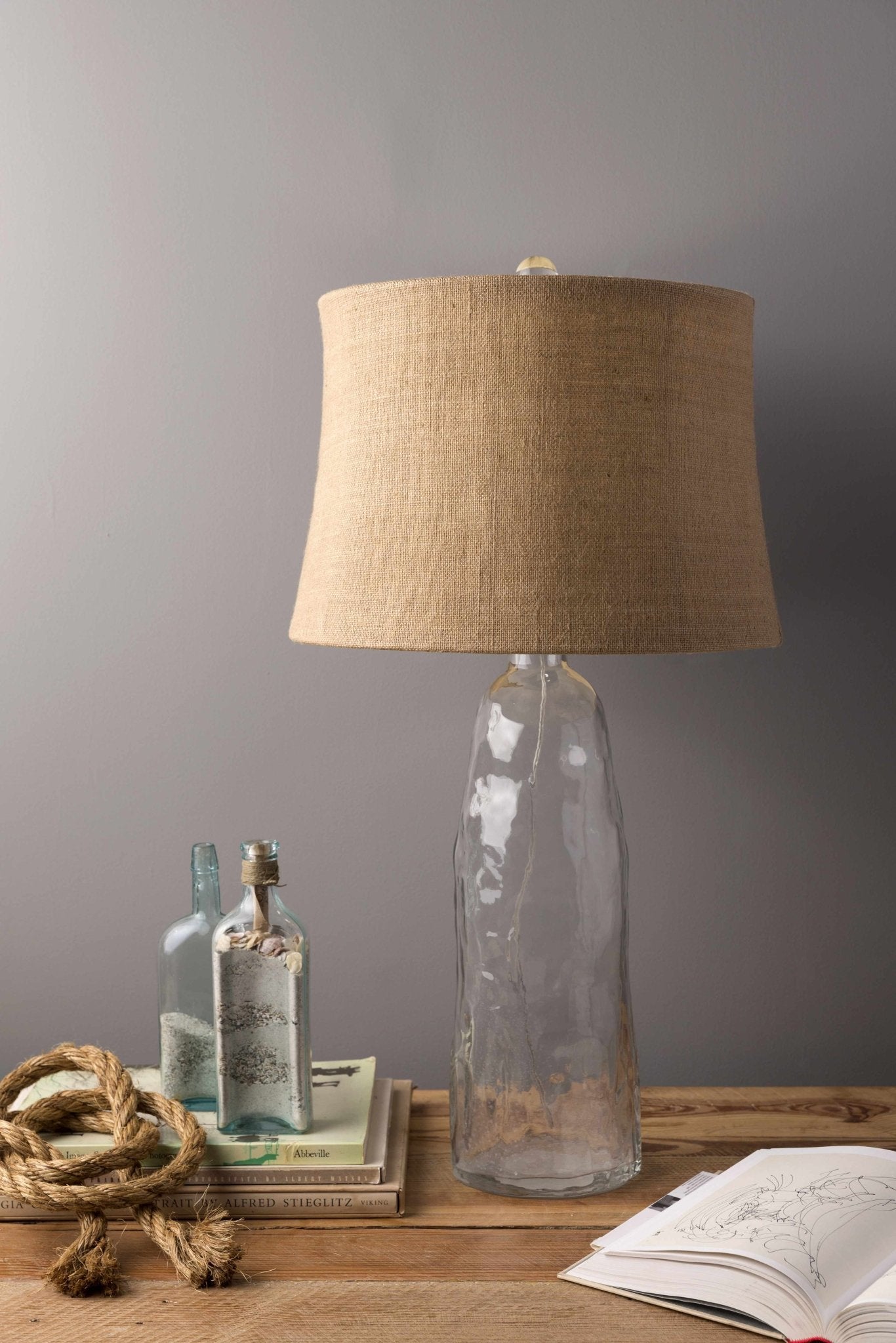 Tinoto Glass Table Lamp - Quahog Bay Bedding