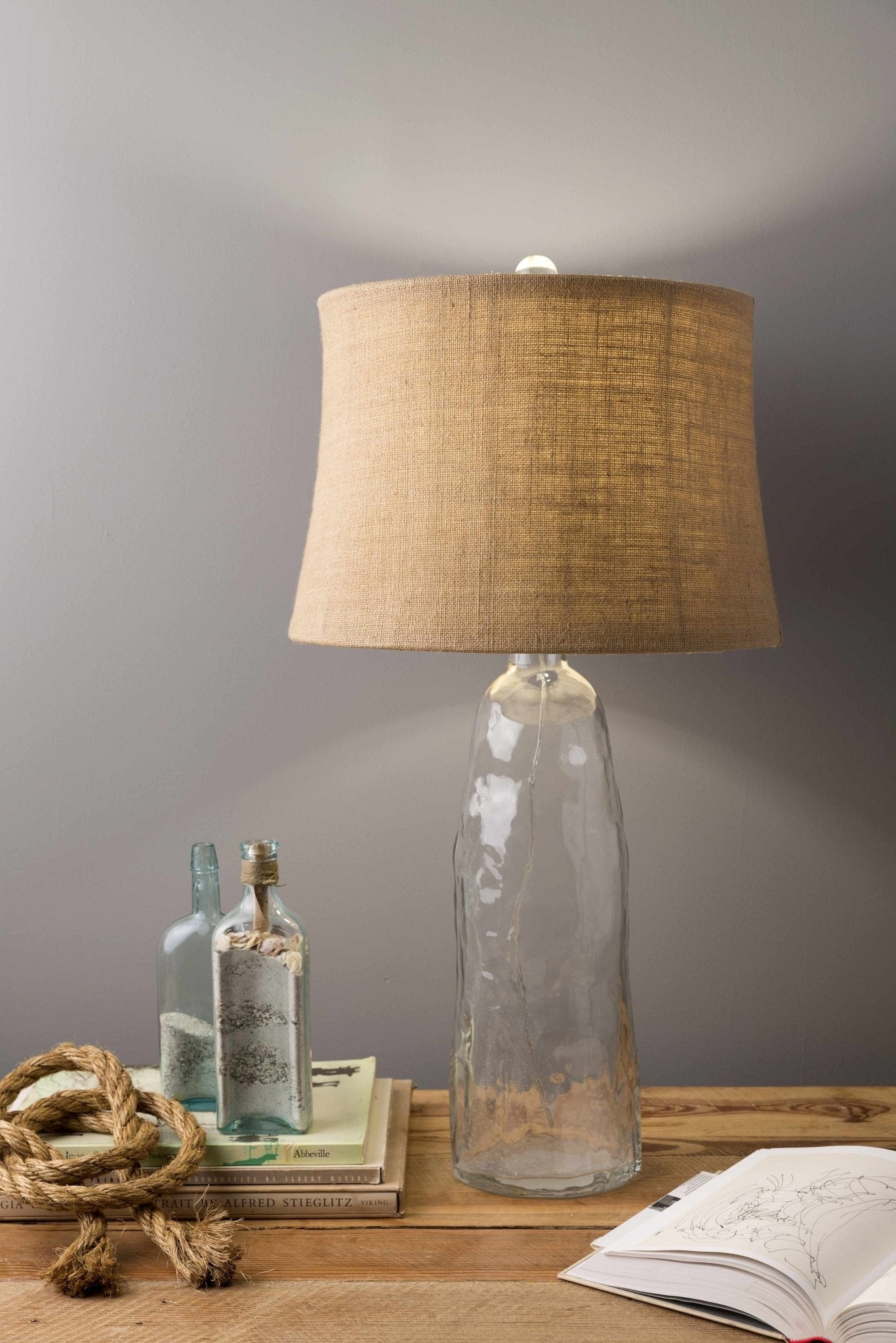 Tinoto Glass Table Lamp - Quahog Bay Bedding