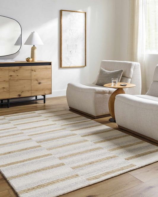 Toren Broken - Striped Area Rug - Quahog Bay Bedding