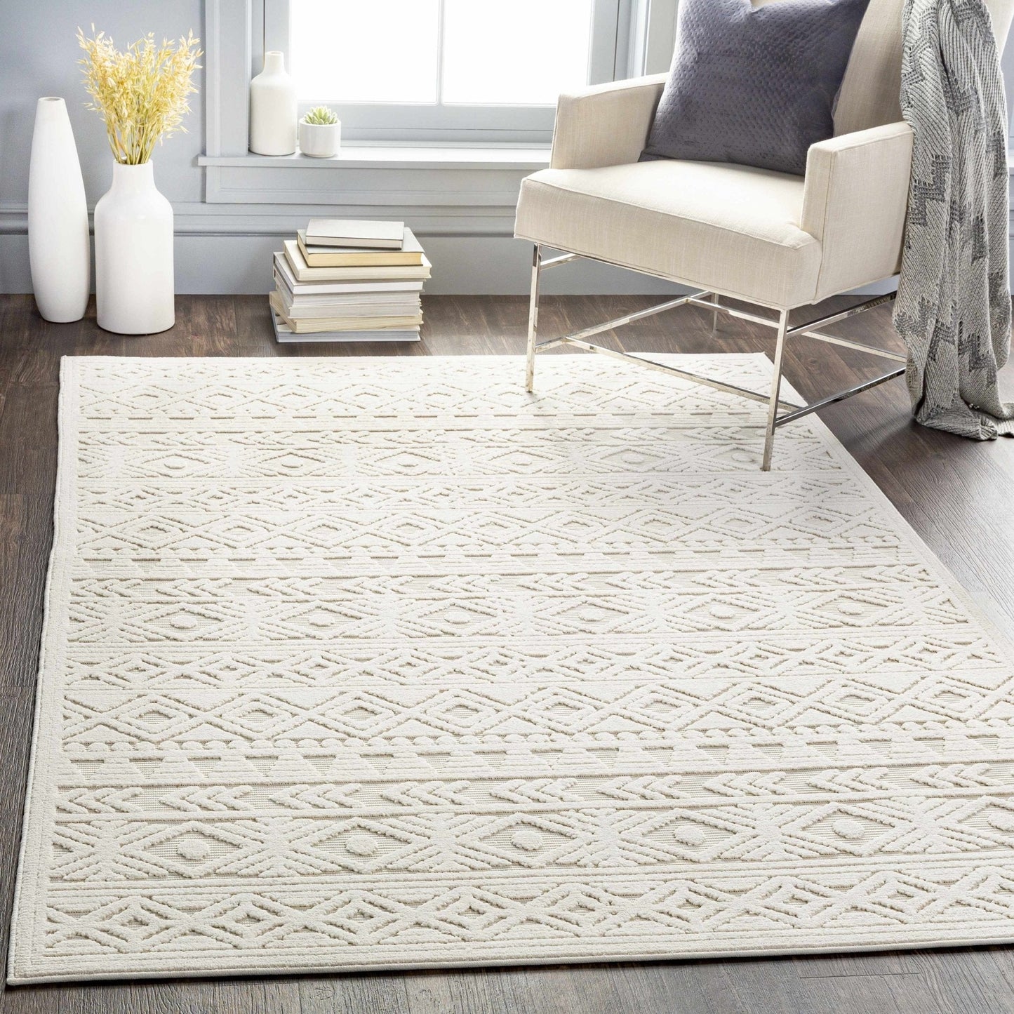 Treuddyn 3D Outdoor Area Rug - Quahog Bay Bedding