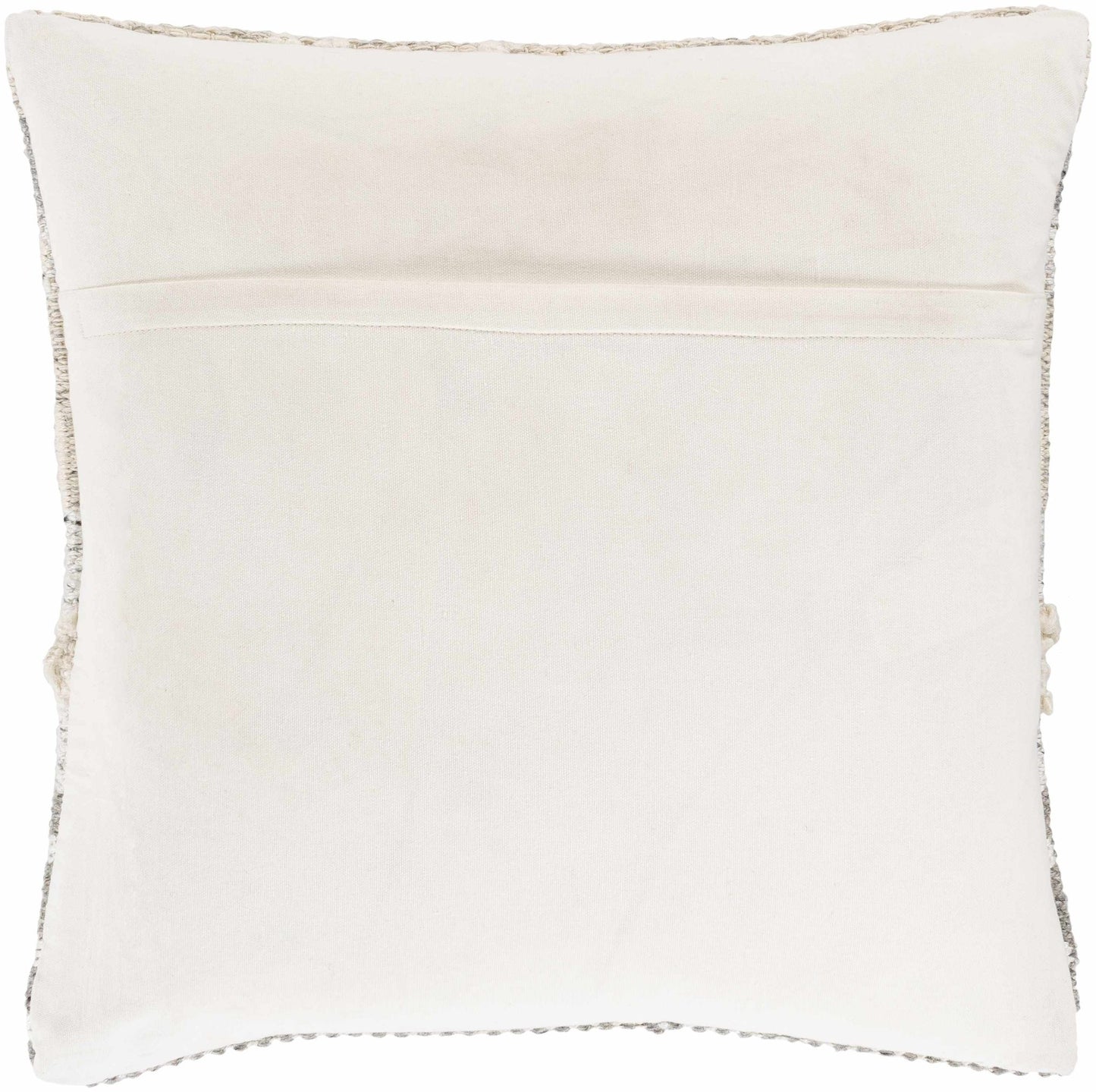 Truckee Neutral Textured Wool Throw Pillow - Quahog Bay Bedding