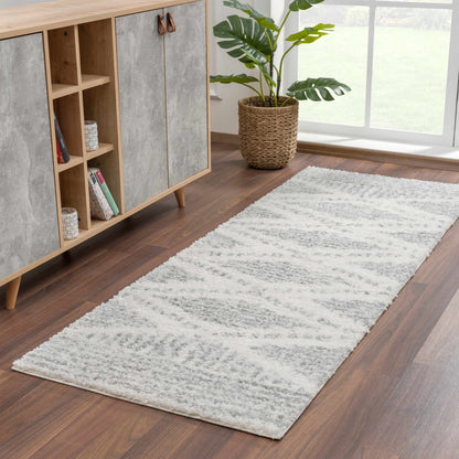 Trunding Plush Area Rug in Gray - Plush Pile Rugs - Quahog Bay Bedding