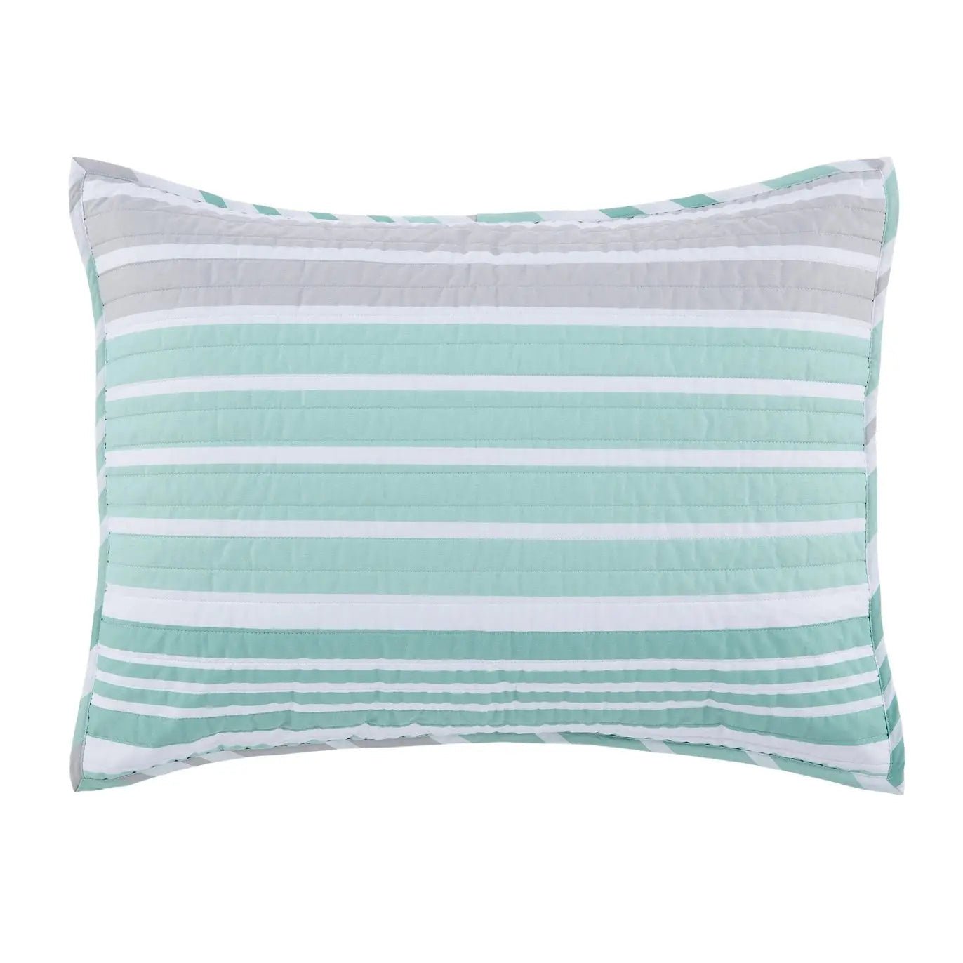 Truro 100% Cotton Quilt Cover Set Beautiful Coastal Bedding Sets - Spa Blue - Quahog Bay Bedding