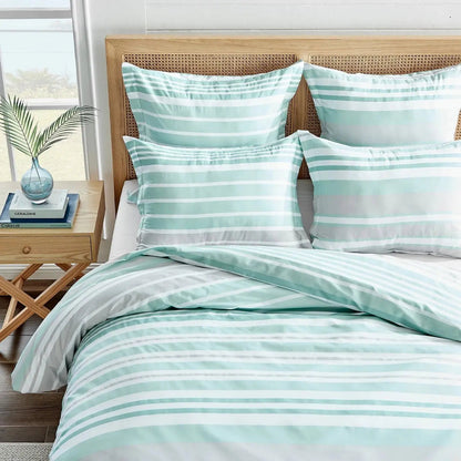 Truro Duvet/Comforter Set Spa Blue Coastal Bedding - Quahog Bay Bedding