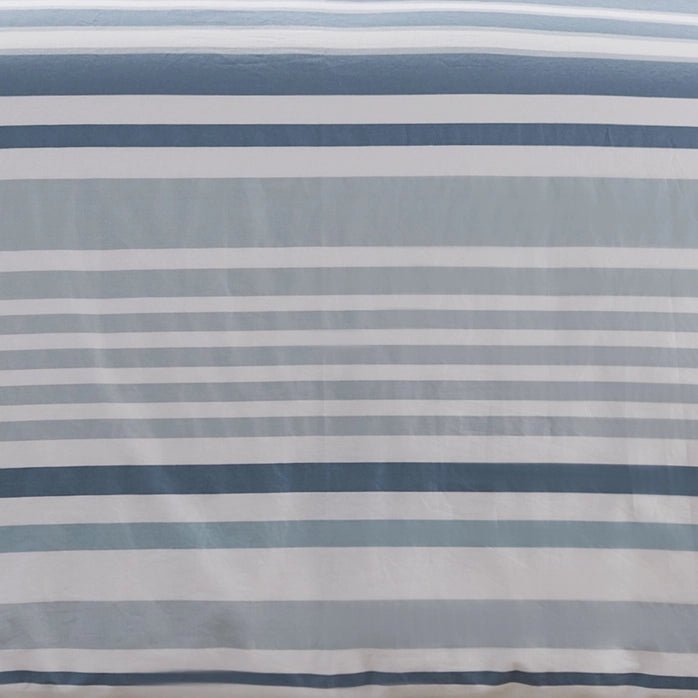 Truro Blue Reversible Comforter Set - Beautiful Coastal Bedding Sets - Blue - Quahog Bay Bedding