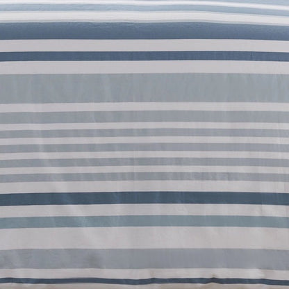 Truro Blue Reversible Comforter Set - Beautiful Coastal Bedding Sets - Blue - Quahog Bay Bedding