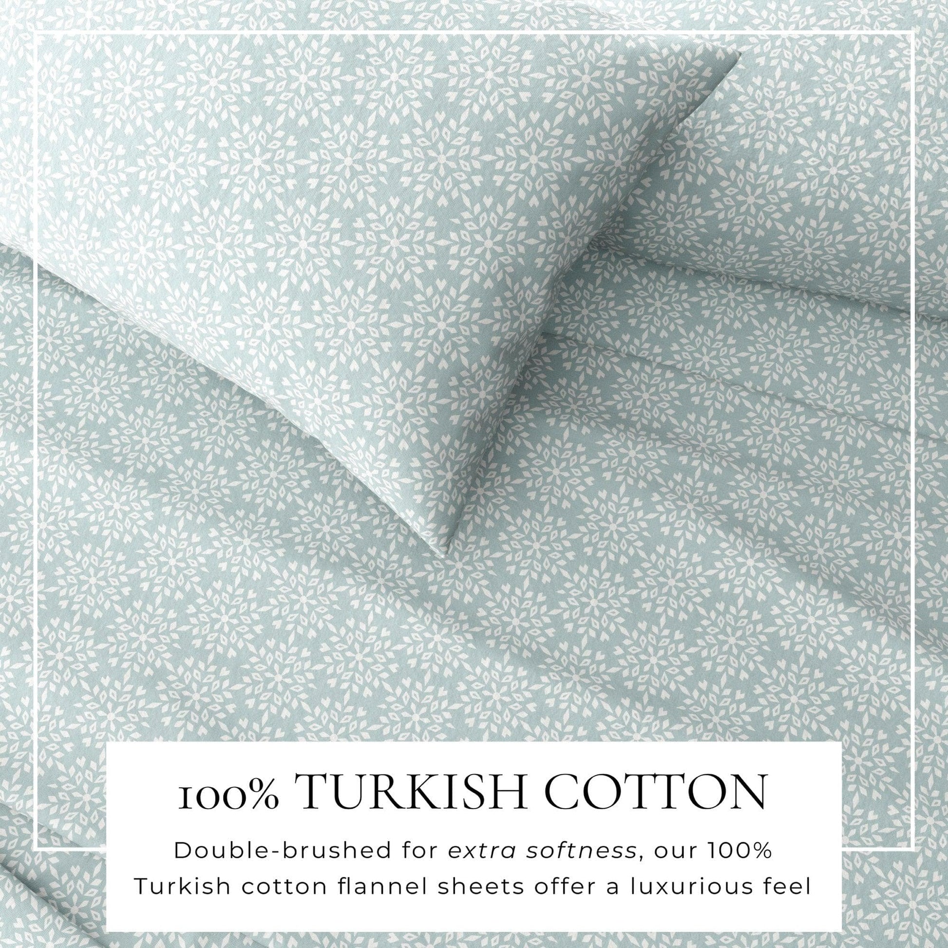Turkish Cotton Flannel Sheets - Fall & Christmas Themed Flannel Sheets - Quahog Bay Bedding