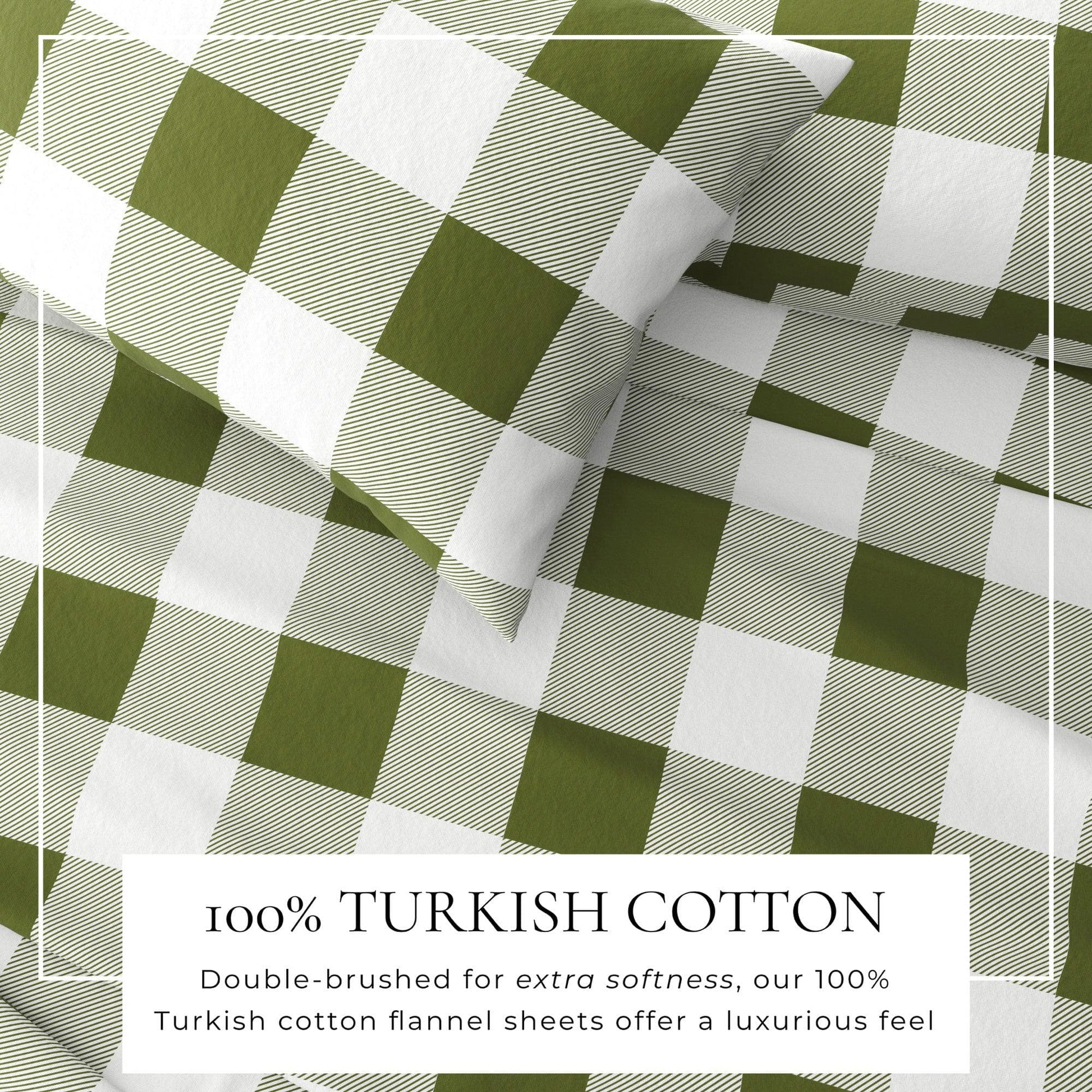 Turkish Cotton Flannel Sheets - Fall & Christmas Themed Flannel Sheets - Quahog Bay Bedding