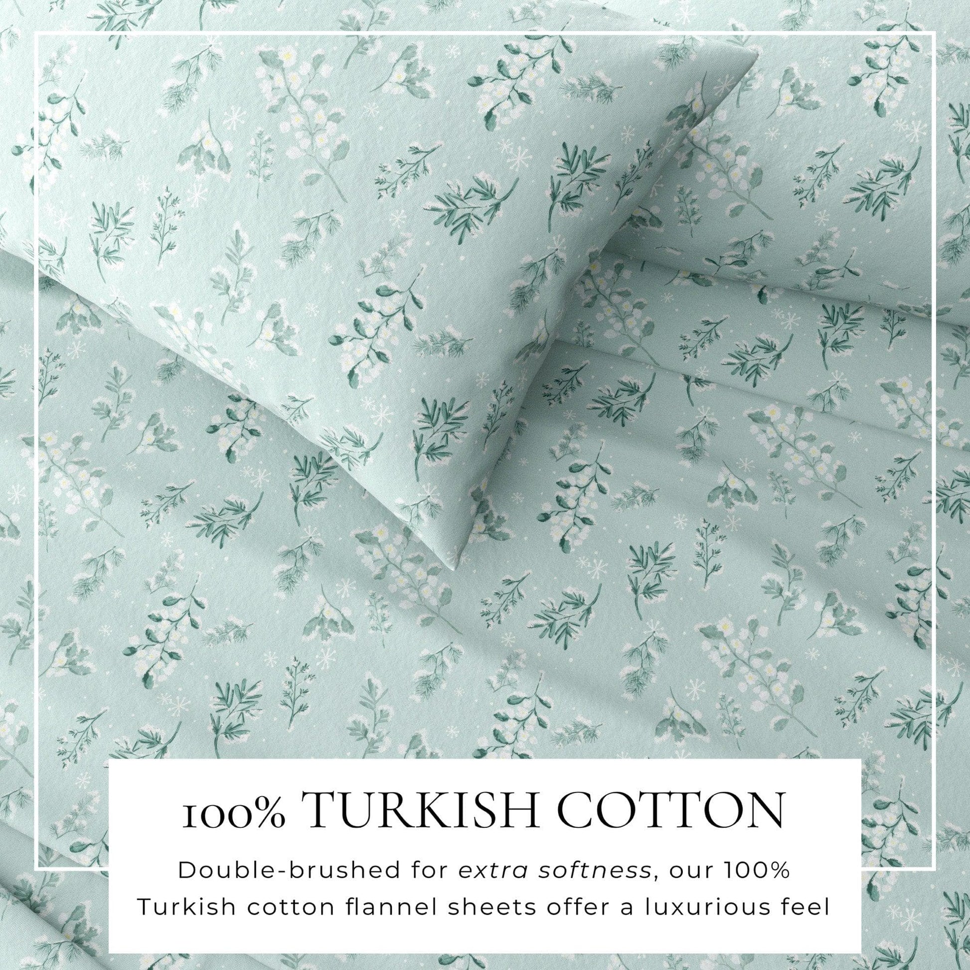 Turkish Cotton Flannel Sheets - Fall & Christmas Themed Flannel Sheets - Quahog Bay Bedding