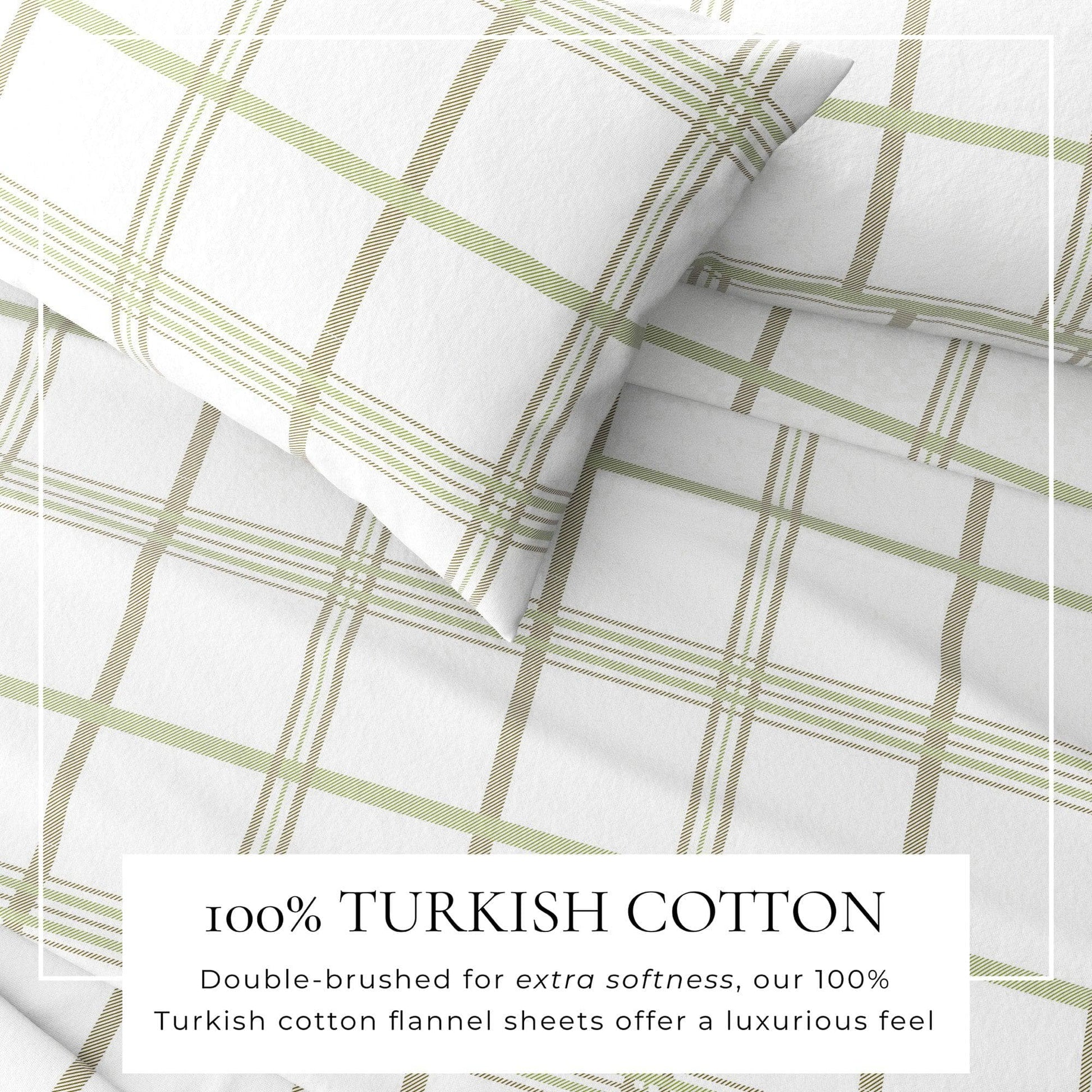 Turkish Cotton Flannel Sheets - Fall & Christmas Themed Flannel Sheets - Quahog Bay Bedding