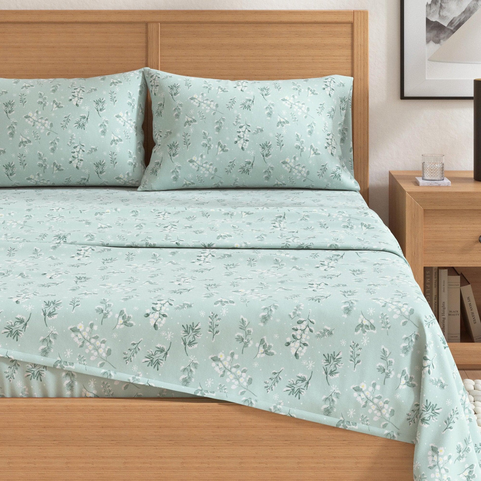 Turkish Cotton Flannel Sheets - Fall & Christmas Themed Flannel Sheets - Quahog Bay Bedding
