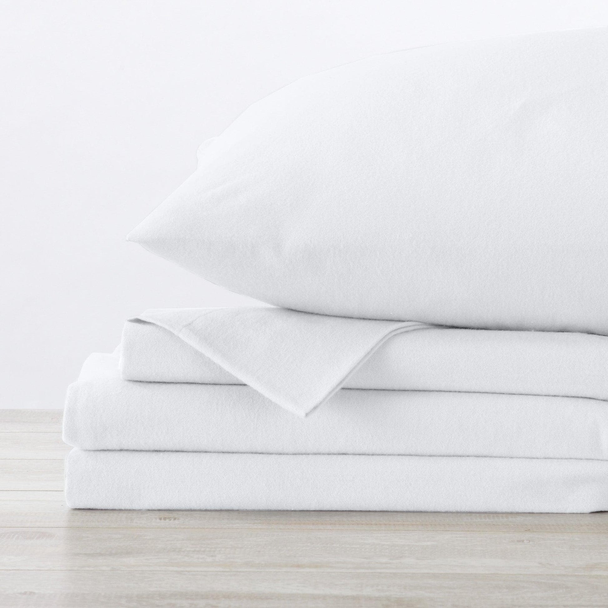 Turkish Cotton Flannel Sheets - Solid Colors - Quahog Bay Bedding