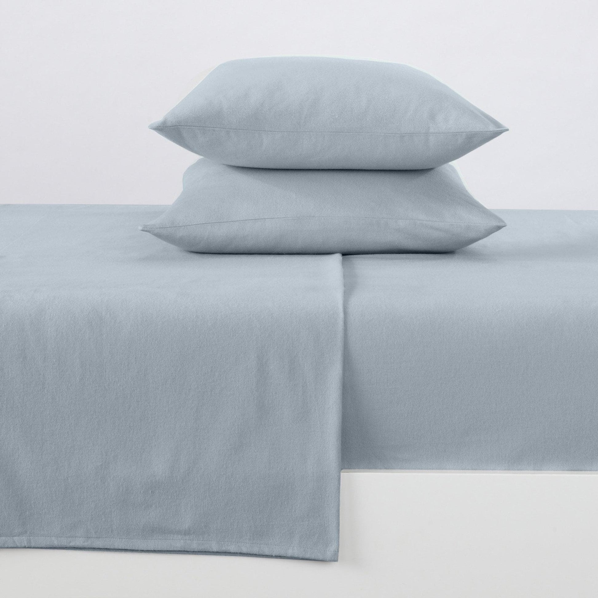 Turkish Cotton Flannel Sheets - Solid Colors - Quahog Bay Bedding