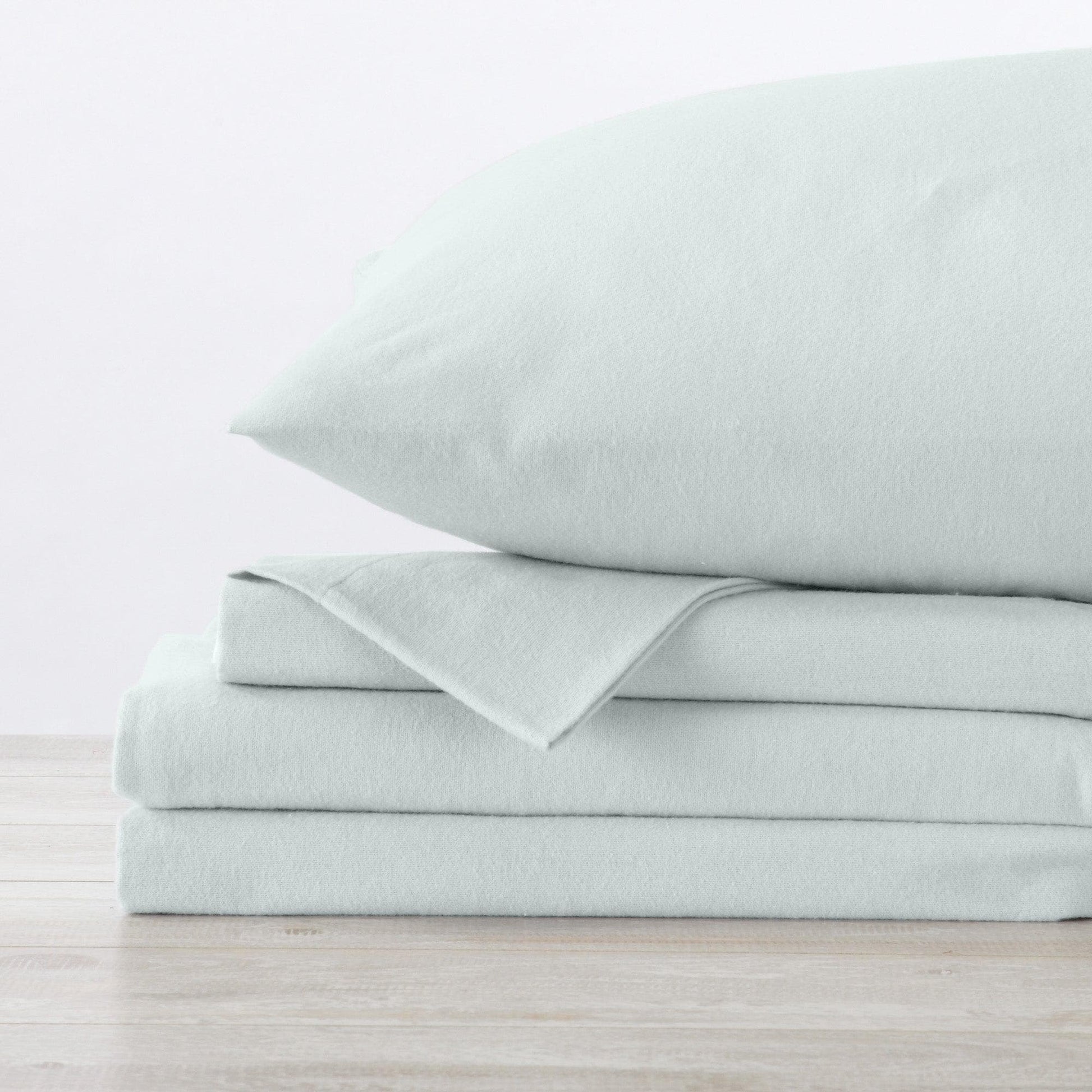 Turkish Cotton Flannel Sheets - Solid Colors - Quahog Bay Bedding