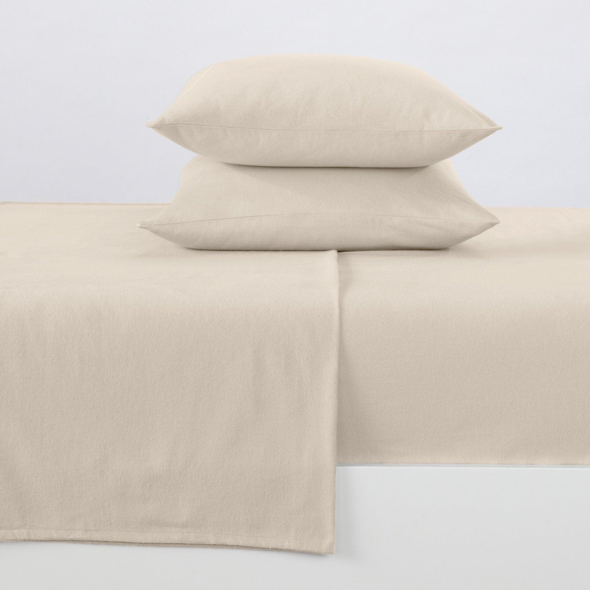 Turkish Cotton Flannel Sheets - Solid Colors - Quahog Bay Bedding