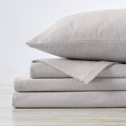Turkish Cotton Flannel Sheets - Solid Flannel Sheet Sets - Solid Colors - Quahog Bay Bedding