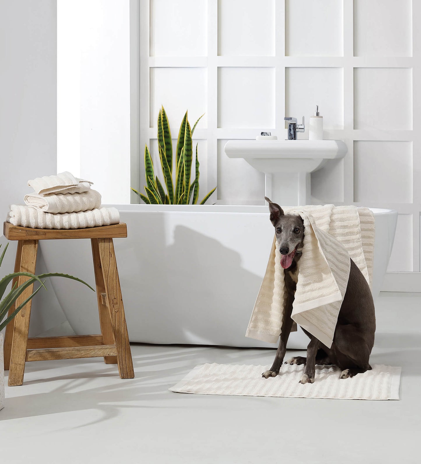 Turkish Cotton Rib Bath Mat - Quahog Bay Bedding