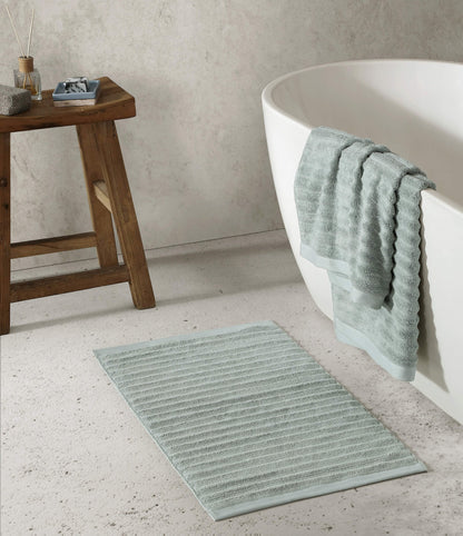 Turkish Cotton Rib Bath Mat - Quahog Bay Bedding