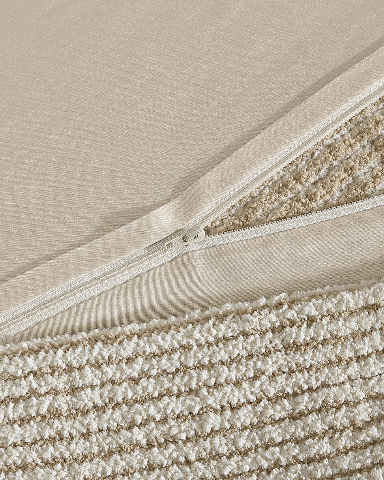 Two - Tone Snug Ribbed Bamboo Duvet Cover - Quahog Bay Bedding